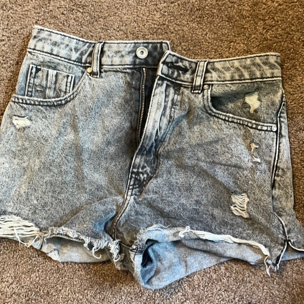 Zara Dark Denim Shorts
